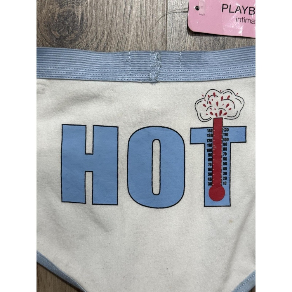 Y2K Vintage Playboy Bunny Head HOT‎ Briefs Underwear Size M - Picture 3 of 16
